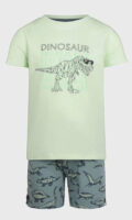 Къса лятна пижама за момчета с динозавър