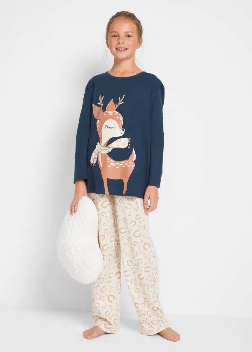 Детска дълга пижама за момичета Disney от органичен памук